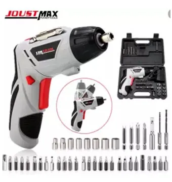 Joustmax Multifunctional Cordless Rechargeable Hand Drill Electric