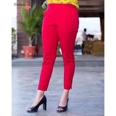 Aamayra Fashion House Red Woolen Pant For Women - Buy Aamayra Fashion House  Red Woolen Pant For Women at Best Price in SYBazzar