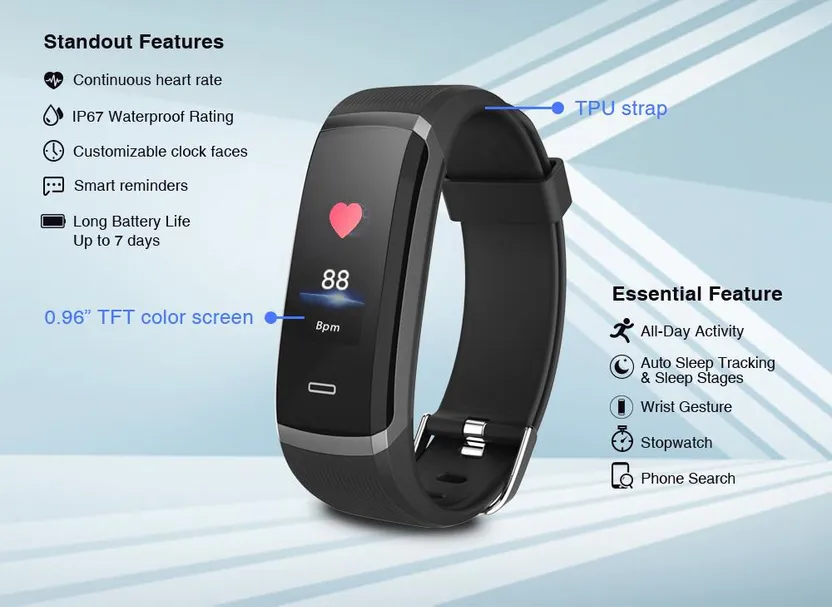 Gt101 clearance smart bracelet