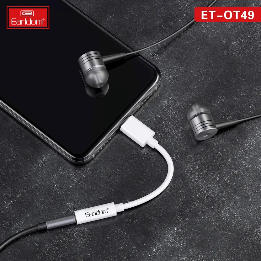 Adaptador Lightning a 3.5 mm Earldom ET-OT49