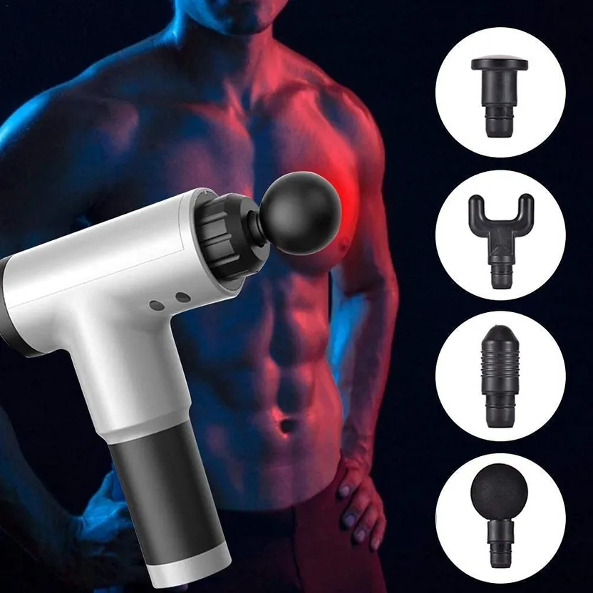 Bolt Deep Tissue Massage Gun | 4000 mAH Battery (Black)