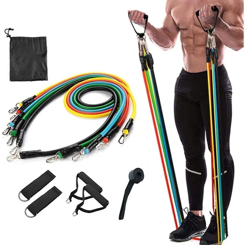 Sincoare Home Fitness Resistance Bands 11 PCS Strength Training