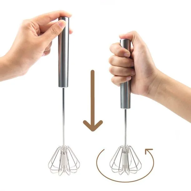 Stainless Steel Wire Balloon Egg Whisk, Beater, Egg Frother, Whisker, Milk  & Egg Beater, Stirrer