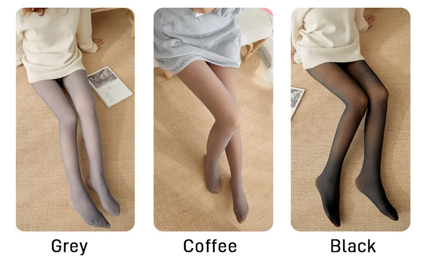 Warm Winter Fake Skin Transparent High Waist Stretchy Leggings Stockings  For Women | Winter Stocking For Women