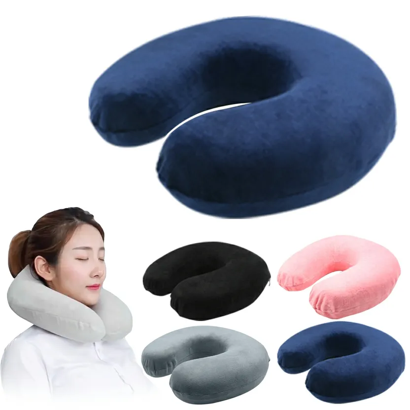 U-Shape Travel Pillow for Airplane Inflatable Neck Pillow Travel  Accessories 4Colors Comfortable Pillows for Sleep Home Textile By Arushi -  Buy U-Shape Travel Pillow for Airplane Inflatable Neck Pillow Travel  Accessories 4Colors