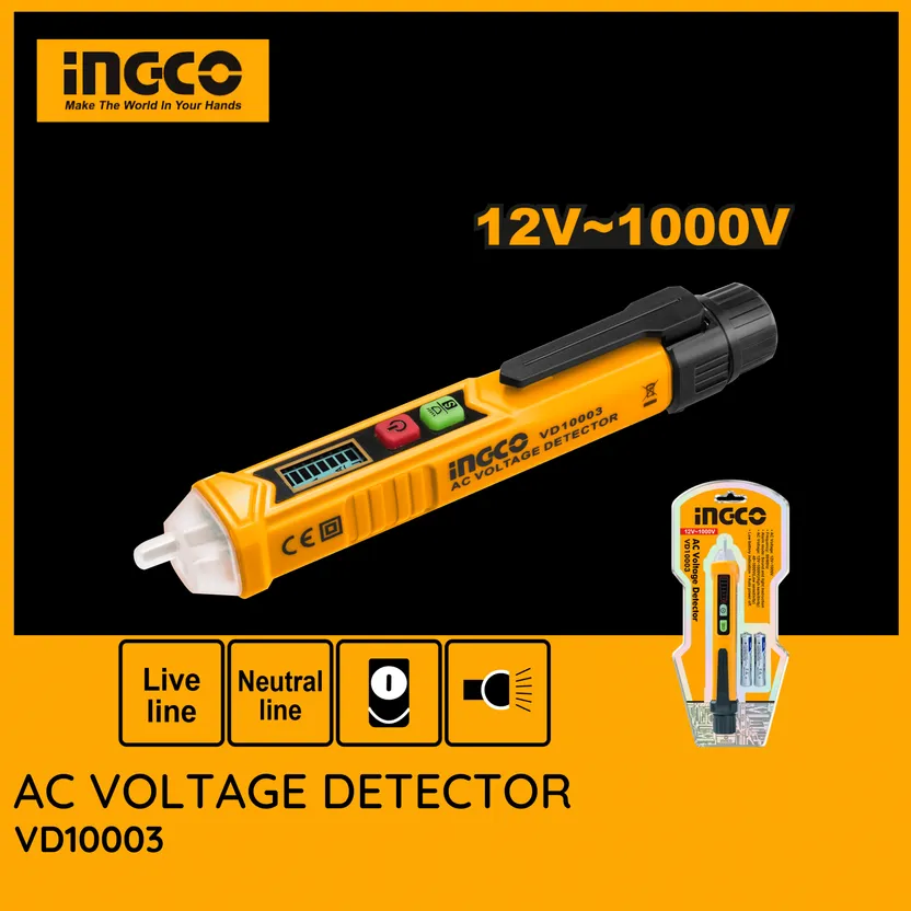 Ingco ac on sale voltage detector