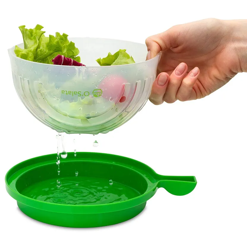 O' Salata Salad Cutter Bowl: 60 Second Salad Maker, Easy, Fast