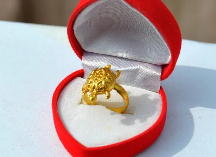 Brass clearance tortoise ring