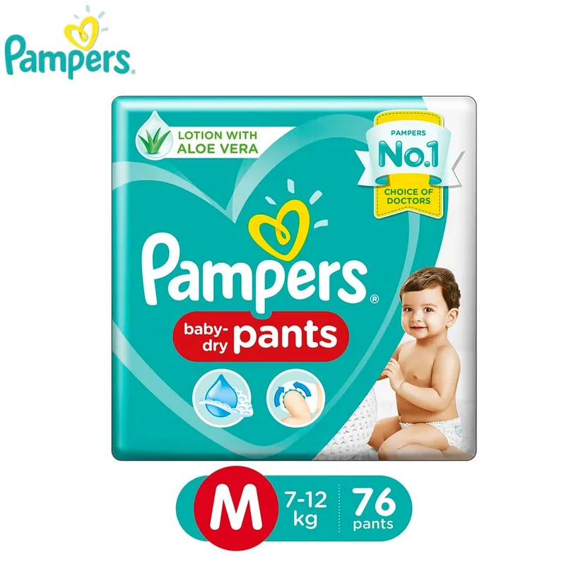 Pampers best sale medium 76