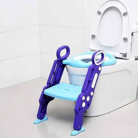 Toilet Potty Training Seat with Step Stool Ladder,SKYROKU Potty Training  Toilet for Kids Boys Girls Toddlers-Comfortable Safe Potty Seat with  Anti-Sli