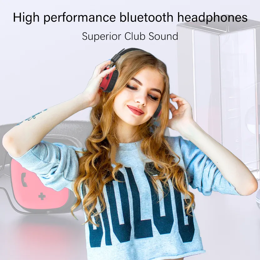 10 Hours Battery Backup Wireless Bluetooth Headphones With Maximum