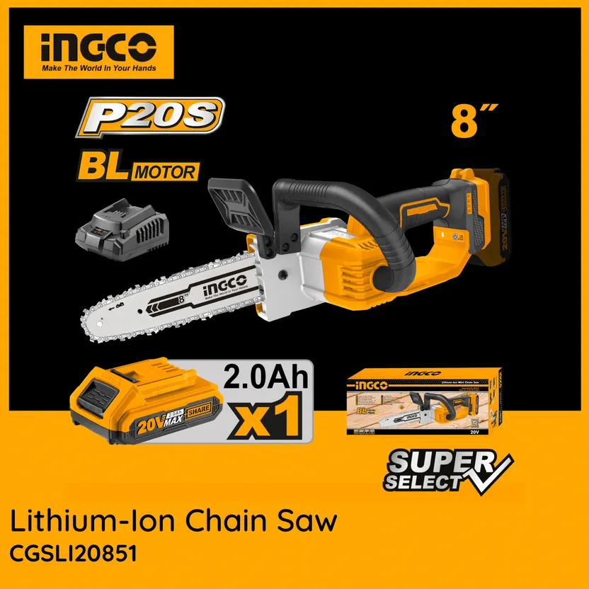 Ingco deals cordless chainsaw