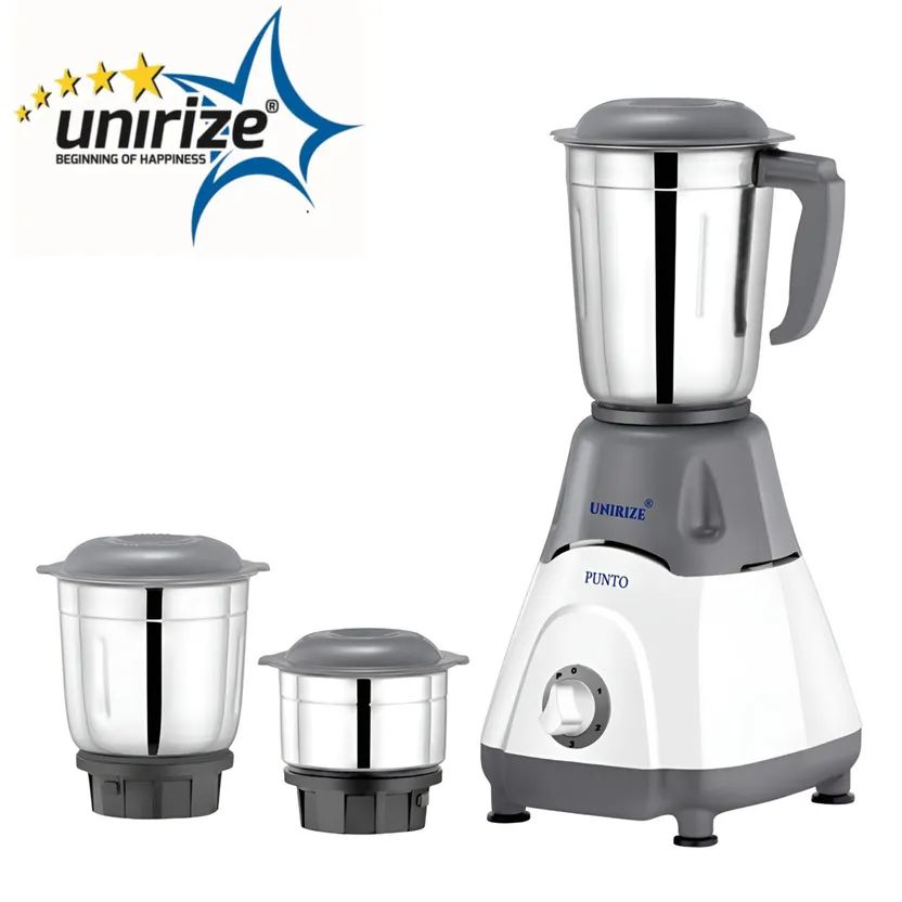 Glen Mixer Grinder 500W with 3 Stainless Steel Liquidiser, Grinder