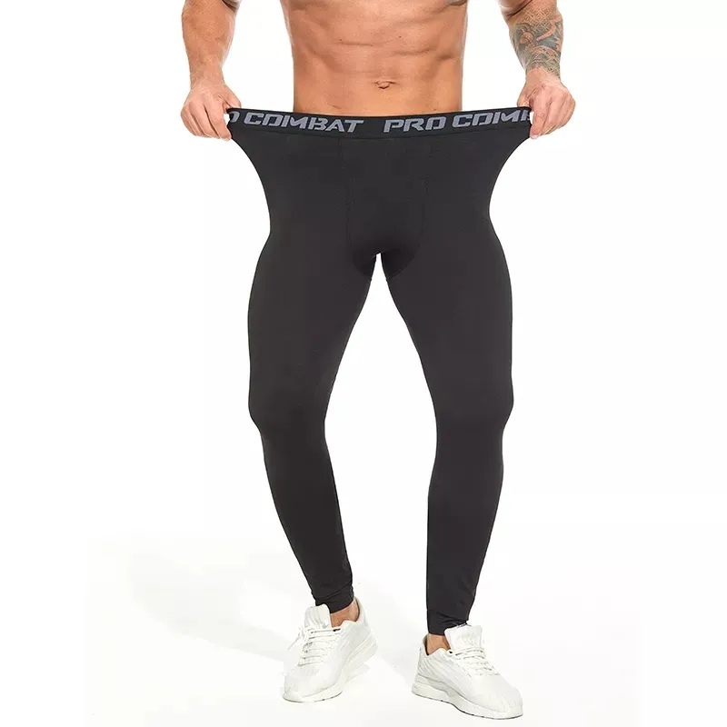 Professional Compression Pants Mens Fitness Running Tights Gym Basketball  Training Leggings