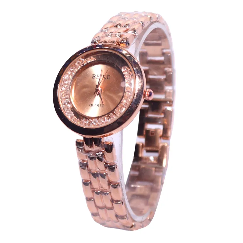 Amazon.com: My Daily Styles Fashion Alloy Circle White Pink Dial Round Face  CZ Womens Bracelet Watch : My Daily Styles: Clothing, Shoes & Jewelry