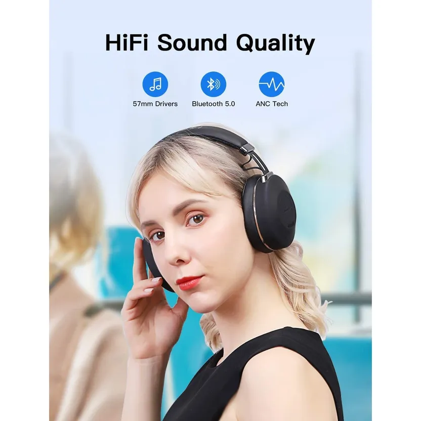 Bluedio H2 Wireless Bluetooth Headset ANC Active Noise Cancelling