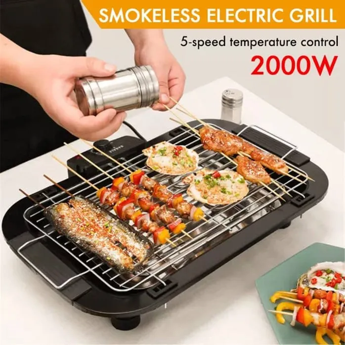 Electric barbecue outlet grill and tandoor