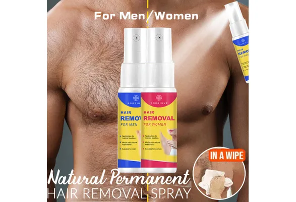 EELHOE Natural Hair Removal Spray No Pain Shave For Arm Leg Body