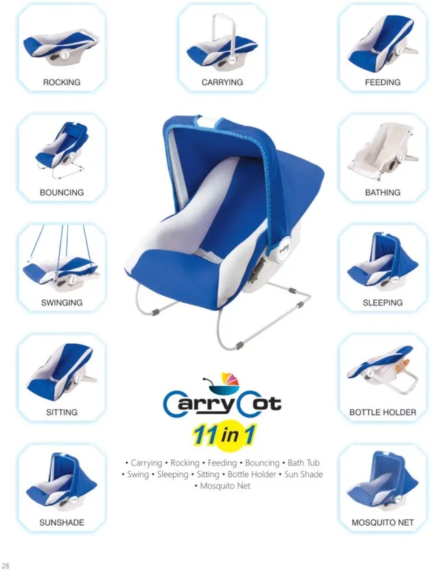 Carrycot 11 cheap in 1