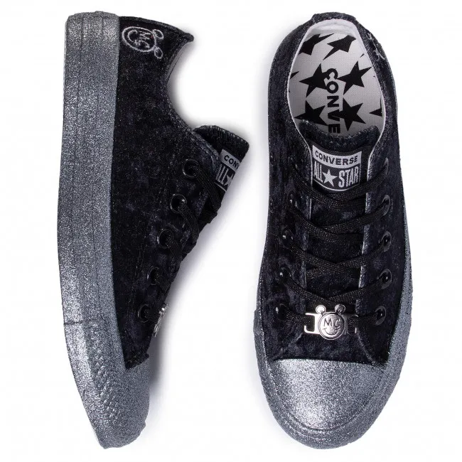 Converse x miley cyrus chuck taylor clearance all star platform velvet high top