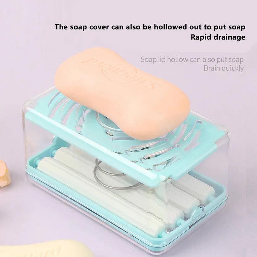 Creative Soft Rubber Roller Soap Box Multifunctional Hand-Free Foaming Soap  Dish Bathroom Laundry Soap Container Accessories