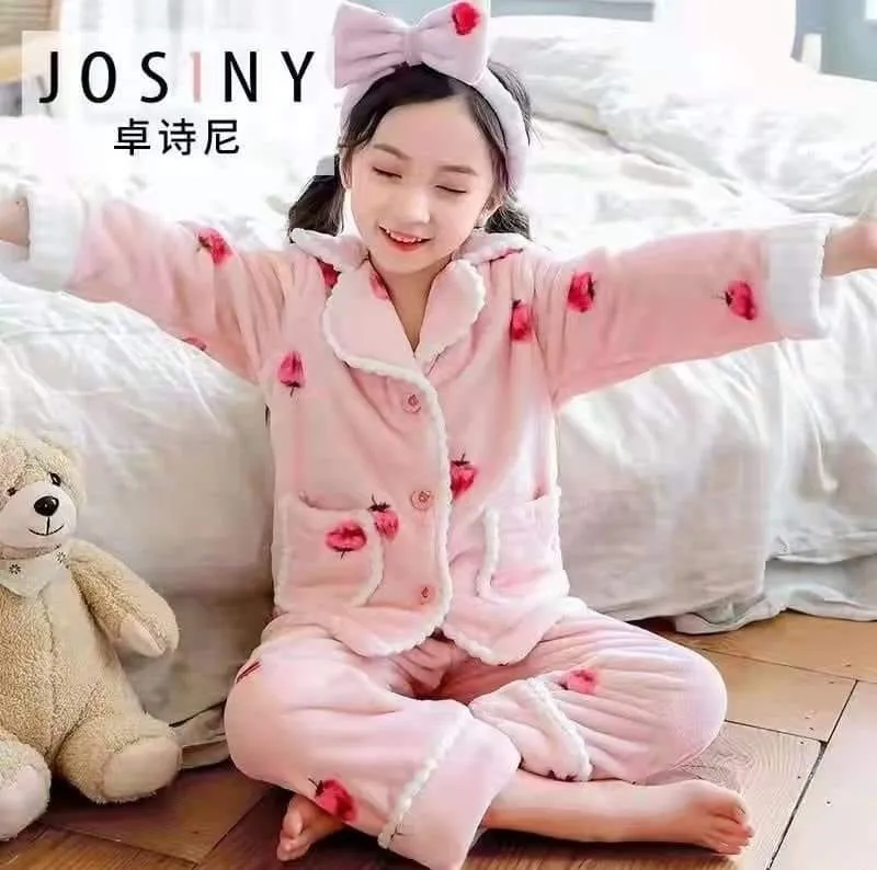 Winter night suit store for baby girl