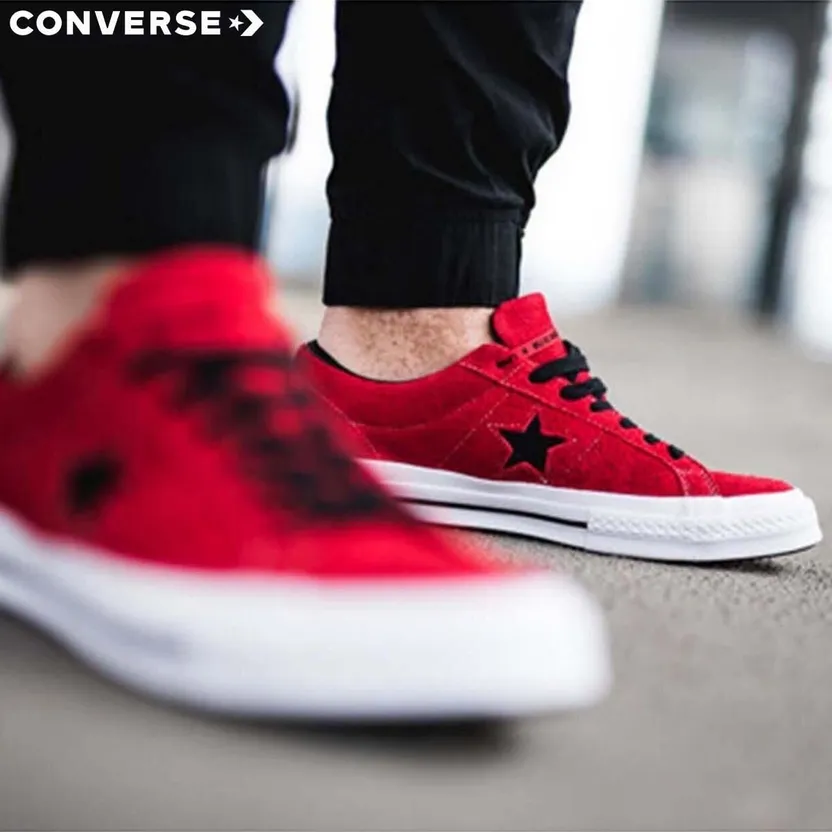 Converse suede clearance red