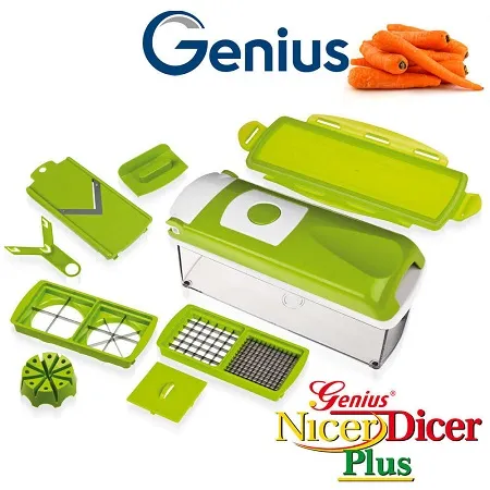 One Step Precision Cutting Genius NIcer Dicer Plus 12 In 1 – RT MART Shop  Everything You Need