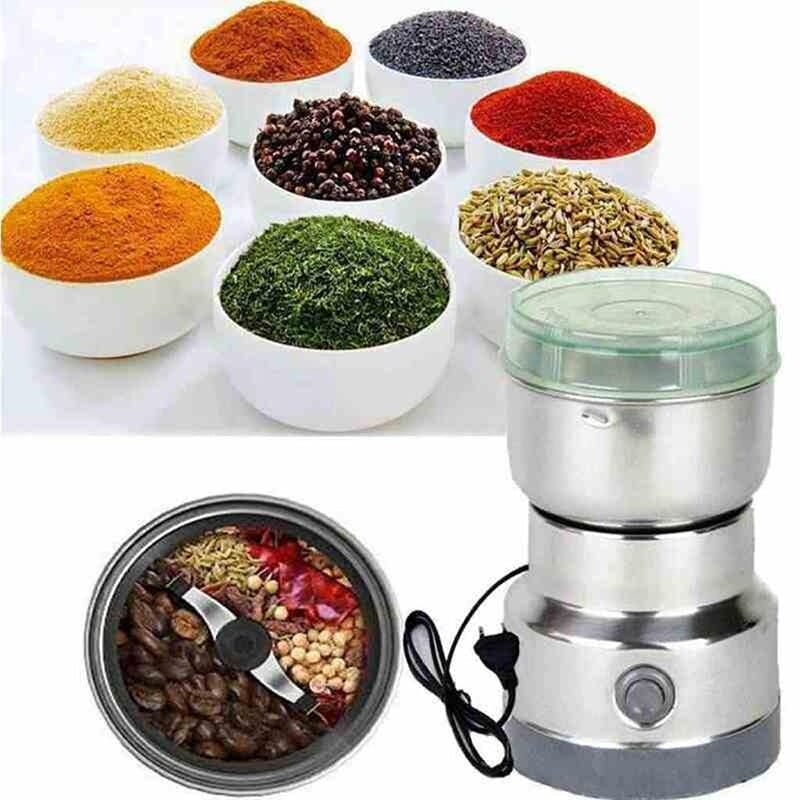 Nima 150w Electric Super Speed Dry Spices Grinder/ Blender/ Miller - Silver