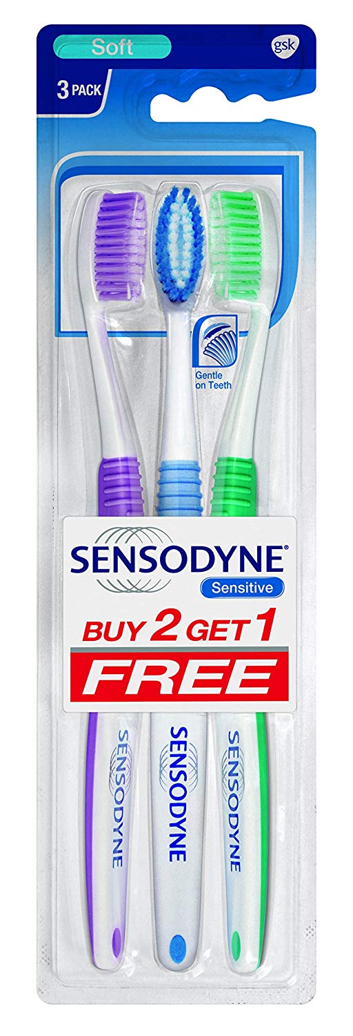 Sensodyne Sensitive Toothbrush (2+1Pack)