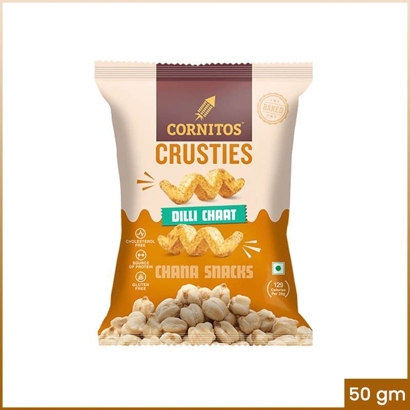 Cornitos Crusties Chana Snacks Dilli Chaat 50gm